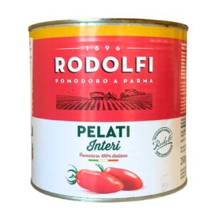 עגבניות מקולפות RODOLFI ללא אלרגניים אריזת 2.5 ק"ג