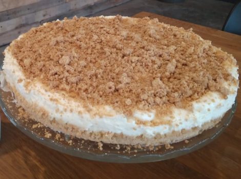 עוגת גבינה פירורים כחול 6א